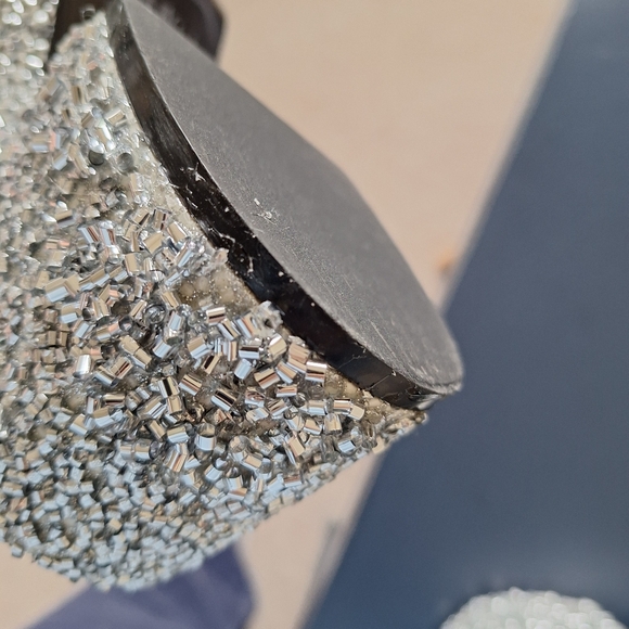 MM6 Maison Margiela Pre-owned Silver Beaded Mules - Picture 14 of 16